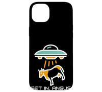 Alien Abduction Cattle Angus Beef We're Having Hamburgers Coque pour iPhone 14 Plus