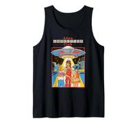 Alien Abduction Club UFO Retro Vintage Funny Adult Humor Débardeur