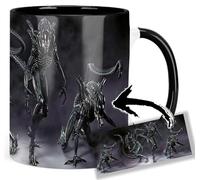 Alien Aliens Xenomorph Tasse Ceramique Intérieure et Poignée Noire Mug