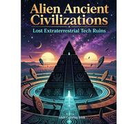 Alien Ancient Civilizations & Lost Extraterrestrial Tech Ruins Adult Coloring Book: Ancient Alien Megastructures & Prehistoric Tech Ruins Line Art for Stress Relief