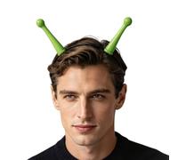 Alien Antenna Headband | Coiffe LED | Déguisement Cosplay | Coiffe Extraterrestre | Antennes LED Intégrées | Matière Silicone ABS | Halloween Espace Fête