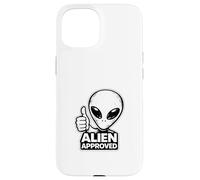 Alien approuvé Thumbs Up Funny Alien UFO Coque pour iPhone 15