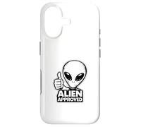Alien approuvé Thumbs Up Funny Alien UFO Coque pour iPhone 17