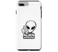 Alien approuvé Thumbs Up Funny Alien UFO Coque pour iPhone 7 Plus/8 Plus