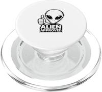 Alien approuvé Thumbs Up Funny Alien UFO PopSockets PopGrip pour MagSafe