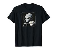 Alien Area 51 Extraterrestrial Coffee Lover UFO Party T-Shirt