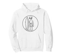 Alien avec Planche de Surf Sweat à Capuche