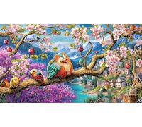 Alien-avec-planètes-Fond Puzzle de 1000 pièces Jeux éducatifs Classiques Décoration pour Adultes 38x52cm/1000pcs