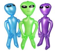 Alien Balloon, 3 PCS Alien Gonflable, 85 cm Extraterrestres Fête Décoration, Ballons Extraterrestres Gonflables, Aliens Décorations pour Halloween, Carnaval, Soirées à Thème, Baby Showers