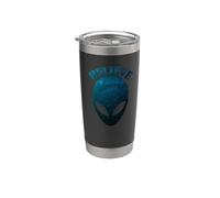 Alien Believe Galaxy Art, passionné d'espace Gobelet isotherme en acier inoxydable double paroi