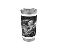 Alien blanc Gobelet isotherme en acier inoxydable double paroi
