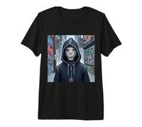 Alien Blanc T-Shirt Haut de Gamme