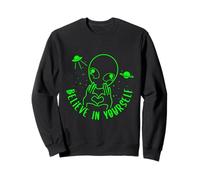 Alien Buddy Proclamant l'amour de soi - Humoristique Sweatshirt