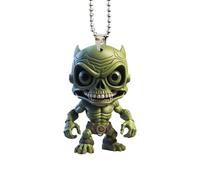 Alien Car Rearview Mirror Ornament - 2D Acrylic Hanging Pendant Accessory, Interior Vehicle Decoration Item, Novelty Cute Styling Gift for Cars Home | Auto Interior Decor Travel Personality Upgrade