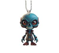 Alien Car Rearview Mirror Ornament - 2D Acrylic Hanging Pendant Accessory, Interior Vehicle Decoration Item, Novelty Cute Styling Gift for Cars Home | Auto Interior Decor Travel Personality Upgrade