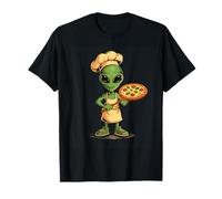 Alien Chef Pizza, Amateur d'ovnis, Gourmand et passionné de Science-Fiction T-Shirt