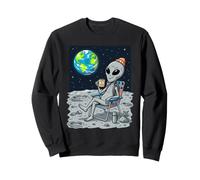 Alien Coffee Lunar Views Home Sweet Home Space Art Hommes Garçons Sweatshirt