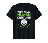 Alien Costume Alien Deguisement Humour Halloween Homme Femme T-Shirt