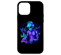 Alien Cyborg DJ Robot enregistre de la Musique Techno Cool Aliens Coque pour iPhone 12 Mini