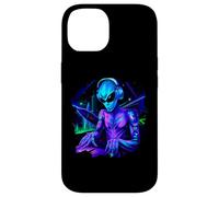 Alien Cyborg DJ Robot enregistre de la Musique Techno Cool Aliens Coque pour iPhone 14