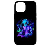 Alien Cyborg DJ Robot enregistre de la Musique Techno Cool Aliens Coque pour iPhone 15
