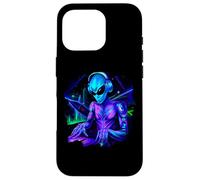 Alien Cyborg DJ Robot enregistre de la Musique Techno Cool Aliens Coque pour iPhone 16 Pro