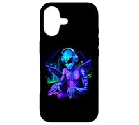 Alien Cyborg DJ Robot enregistre de la Musique Techno Cool Aliens Coque pour iPhone 17