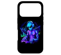 Alien Cyborg DJ Robot enregistre de la Musique Techno Cool Aliens Coque pour iPhone 17 Pro