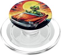 Alien dans Fantasy Car Moon PopSockets PopGrip pour MagSafe
