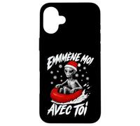 Alien de Noël, Emmène-Moi avec Toi, Design UFO Coque pour iPhone 16 Plus