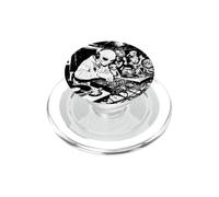 Alien DJ Underground Vinyl Rave Music PopSockets PopGrip pour MagSafe