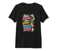 Alien drôle, Elle est Belle, Elle Vient de l'espace T-Shirt Haut de Gamme