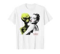 Alien Funny - Couple Pop Art rétro, Love Knows No Planet T-Shirt