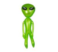 Alien Gonflable, Ballon Alien, Accessoires Photo, nouveauté de Dessin animé, poupée Gonflable, Jouet pour Enfant Adulte pour Bar, Prix de Jeu, Vert