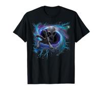 Alien Gray atteignant Un OVNI Galaxie Trou Noir T-Shirt