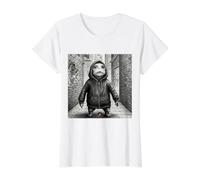 Alien Gros T-Shirt Graphique avec Valeur, Femme, Blanc, M