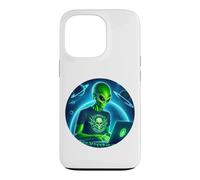 Alien Hacker Ethical Hack Secure Systems vulnérabilités Coque pour iPhone 13 Pro