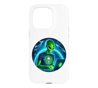Alien Hacker Ethical Hack Secure Systems vulnérabilités Coque pour iPhone 15 Pro