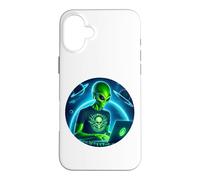 Alien Hacker Ethical Hack Secure Systems vulnérabilités Coque pour iPhone 16 Plus