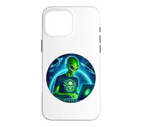 Alien Hacker Ethical Hack Secure Systems vulnérabilités Coque pour iPhone 16 Pro Max