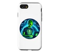 Alien Hacker Ethical Hack Secure Systems vulnérabilités Coque pour iPhone SE (2020) / 7/8