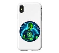 Alien Hacker Ethical Hack Secure Systems vulnérabilités Coque pour iPhone X/XS