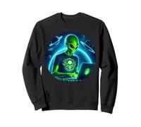 Alien Hacker Ethical Hack Secure Systems vulnérabilités Sweatshirt