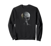 Alien Head UFO Extraterrestrial Space Design Sweatshirt