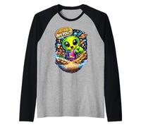 Alien - I'm Real. Êtes-Vous ? Manche Raglan