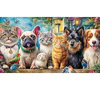 Alien-in-Hat-Fumer Puzzle de 1000 pièces pour Enfants de 12 Ans Jeux éducatifs Classiques 38x26cm/1000pcs