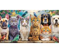 Alien-in-Hat-Fumer Puzzle de 1000 pièces pour Jouets d'enfants Jeux de Puzzles stimulants Carton 100% recyclé 75x50cm/1000pcs