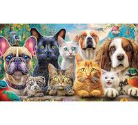 Alien-in-Hat-Fumer Puzzle de 1000 pièces pour Jouets d'enfants Jeux éducatifs Classiques Décoration 38x26cm/1000pcs