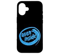 'Alien Inside' Funny Xenomorph Sci-FI Earth Movie Design Coque pour iPhone 16