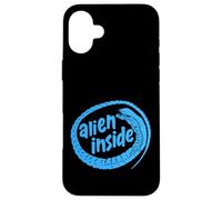 'Alien Inside' Funny Xenomorph Sci-FI Earth Movie Design Coque pour iPhone 16 Plus